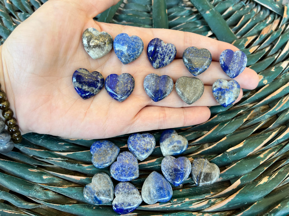 Natural Lapis Lazuli Mini Crystal Heart