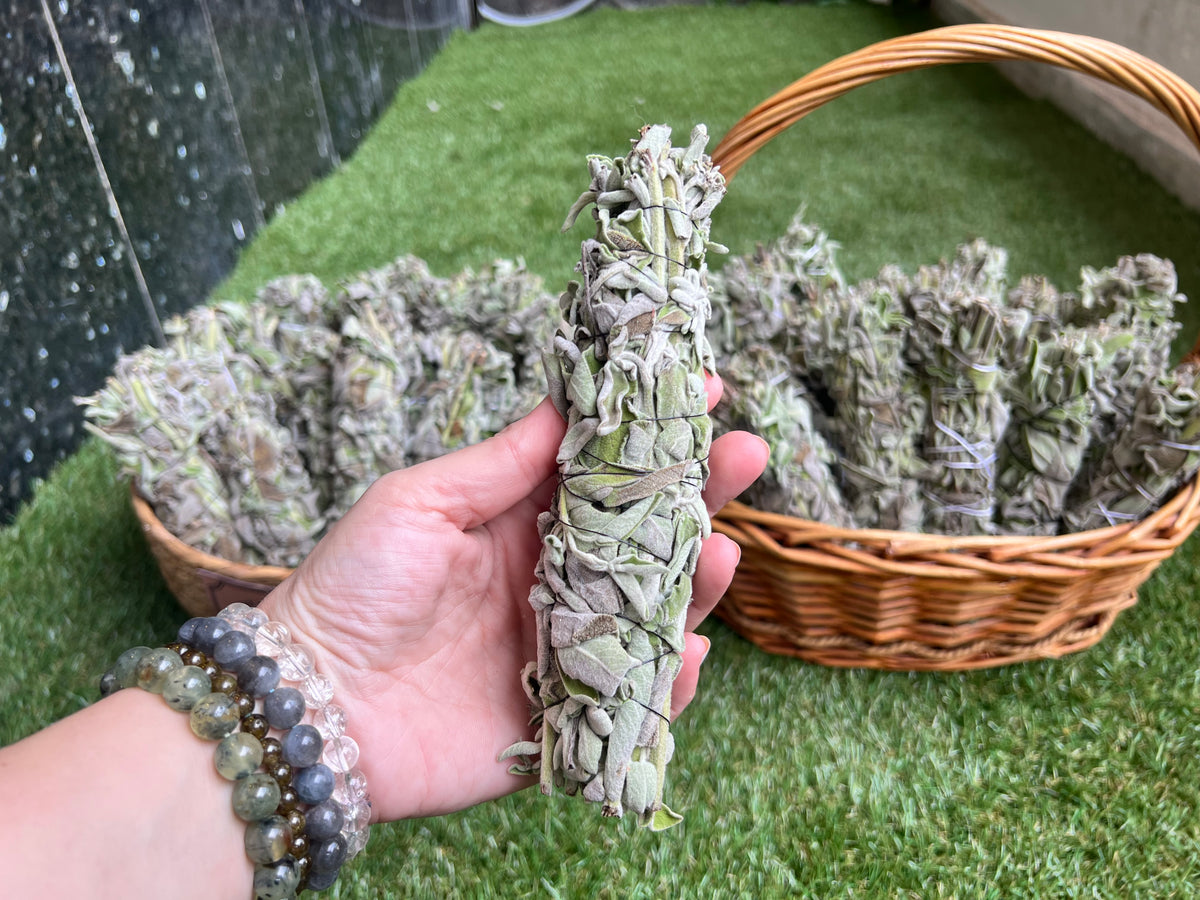 Fresh Sage Smudge Bundle – Natural Cleansing Stick
