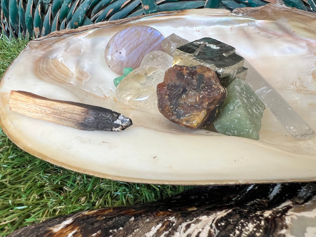 Natural Abalone Shell | Cleansing, Smudging & Ritual Bowl