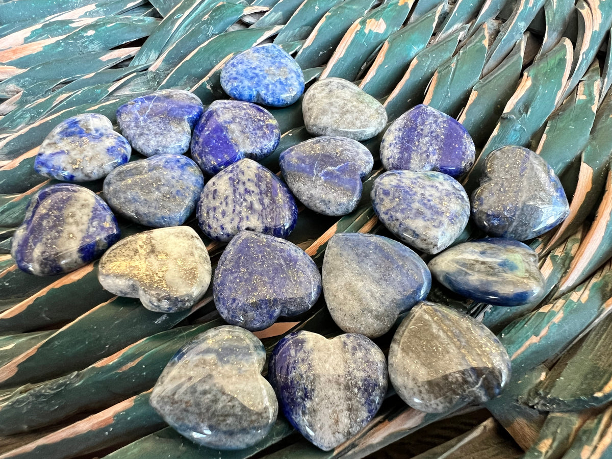 Natural Lapis Lazuli Mini Crystal Heart