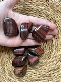Polished Red Tiger’s Eye Tumble Stone