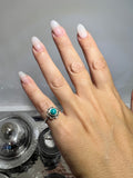 Howlite Ring in 925 Italian Sterling Silver
