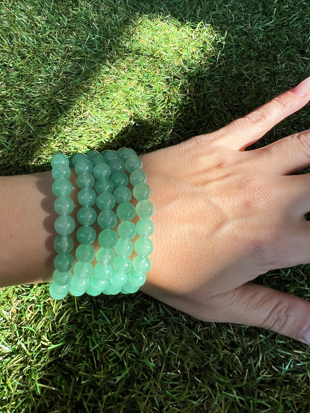 Natural Green Aventurine 8mm Beaded Bracelet | Luck, Prosperity & Opportunity Crystal Bracelet