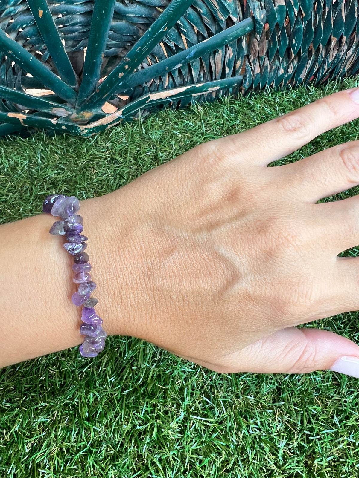 Natural Amethyst Zodiac Bracelet – Calm, Protection & Intuition | Pisces, Aquarius & Sagittarius