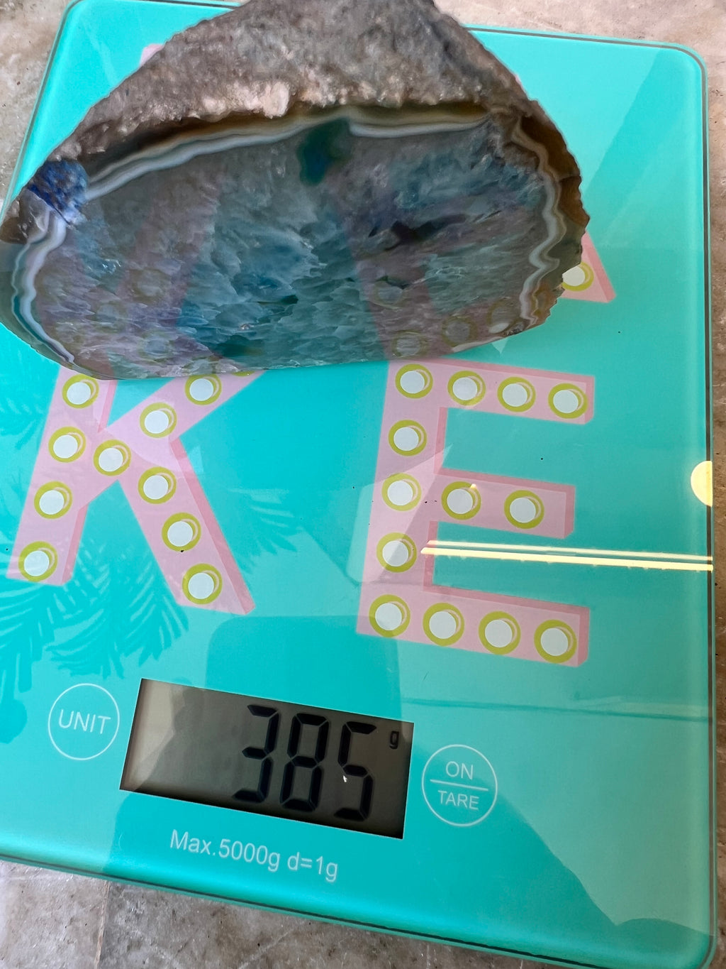 Agate Freeform with Cut Base – 385 g