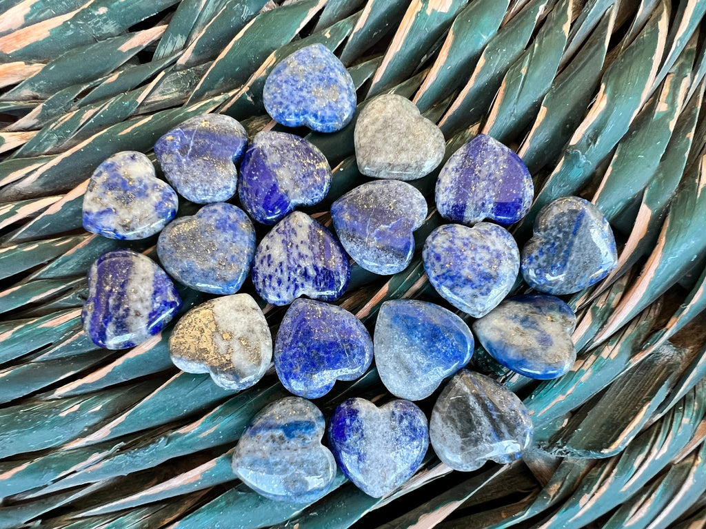 Natural Lapis Lazuli Mini Crystal Heart
