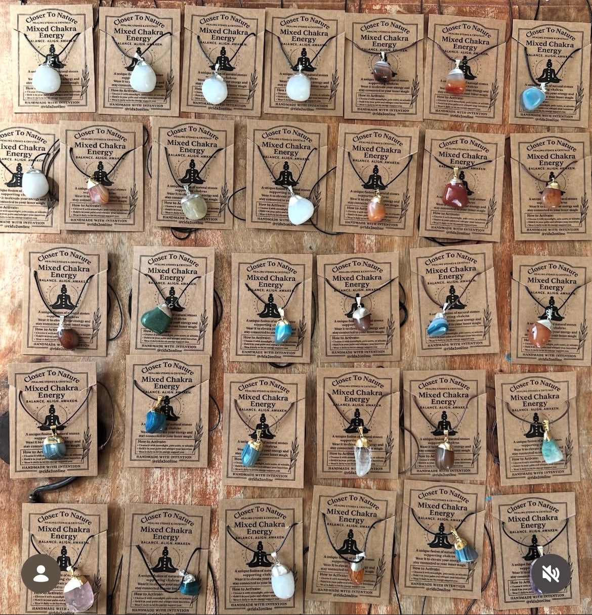 Natural Polished Crystal Pendant Necklace