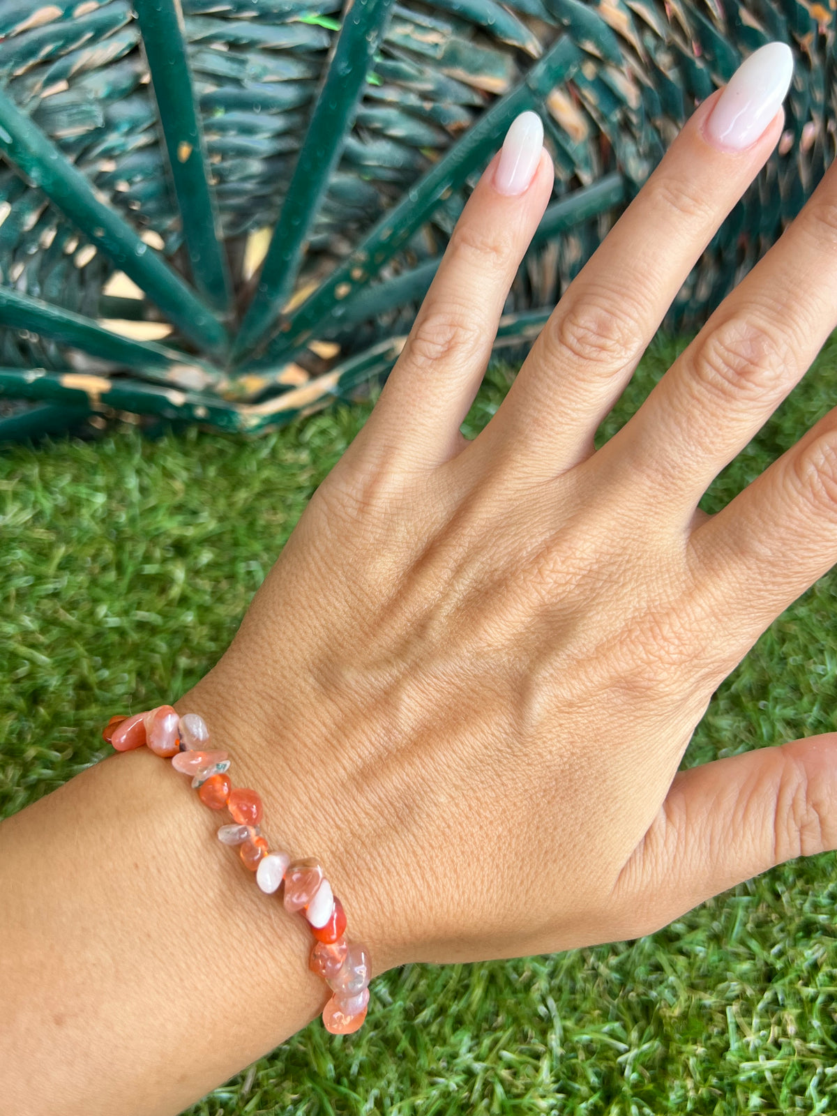 Natural Orange Agate Zodiac Bracelet – Joy, Confidence & Vitality | Gemini, Leo & Aries