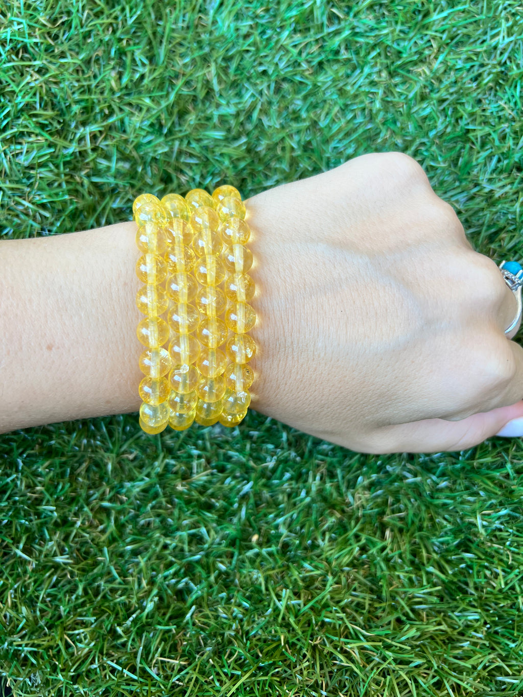 Citrine Bracelet Classic Grade – 8 mm Genuine Crystal Beads | Abundance & Prosperity