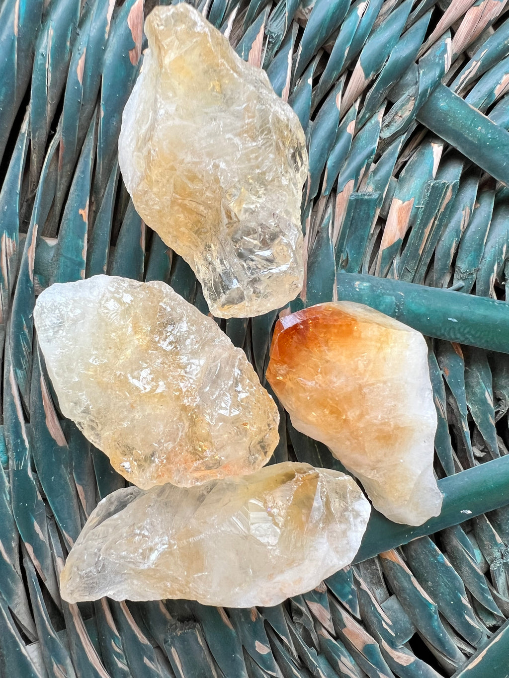 Natural Raw Citrine Crystal – Large Piece