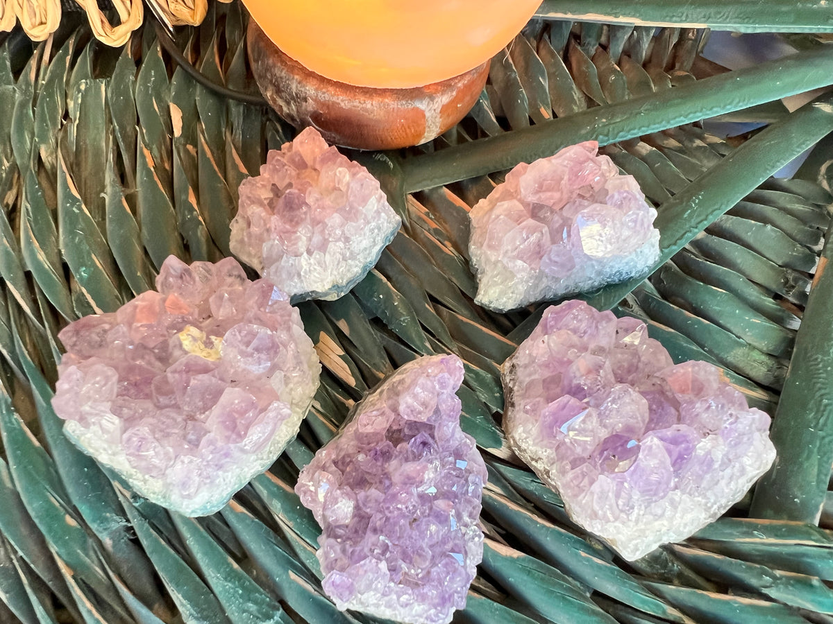 Natural Amethyst Cluster 65 -85 Grams