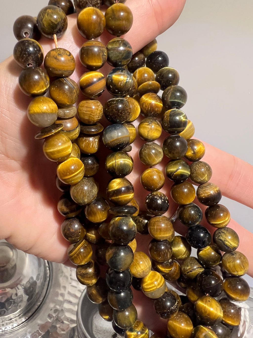 Natural Gemstone Rosary (Misbaha/Tasbih) – Prayer Beads for Peace, Protection & Mindfulness