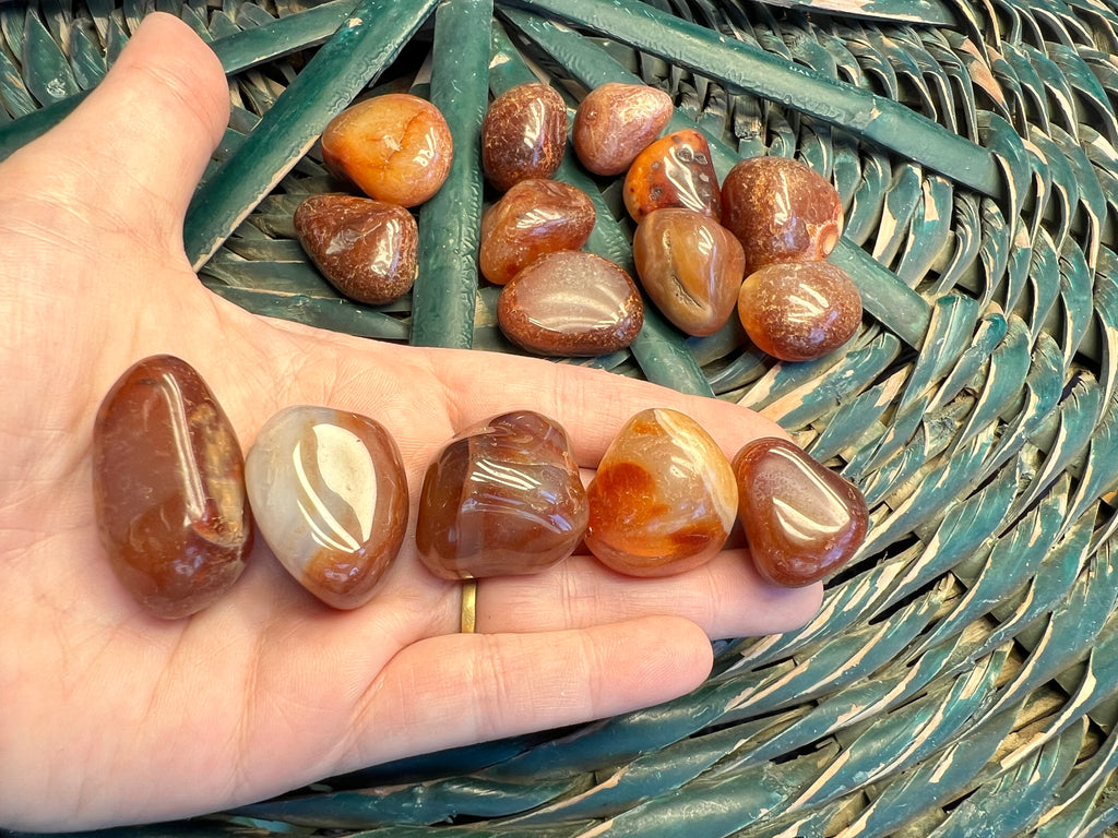 Natural Carnelian Tumbled Stone