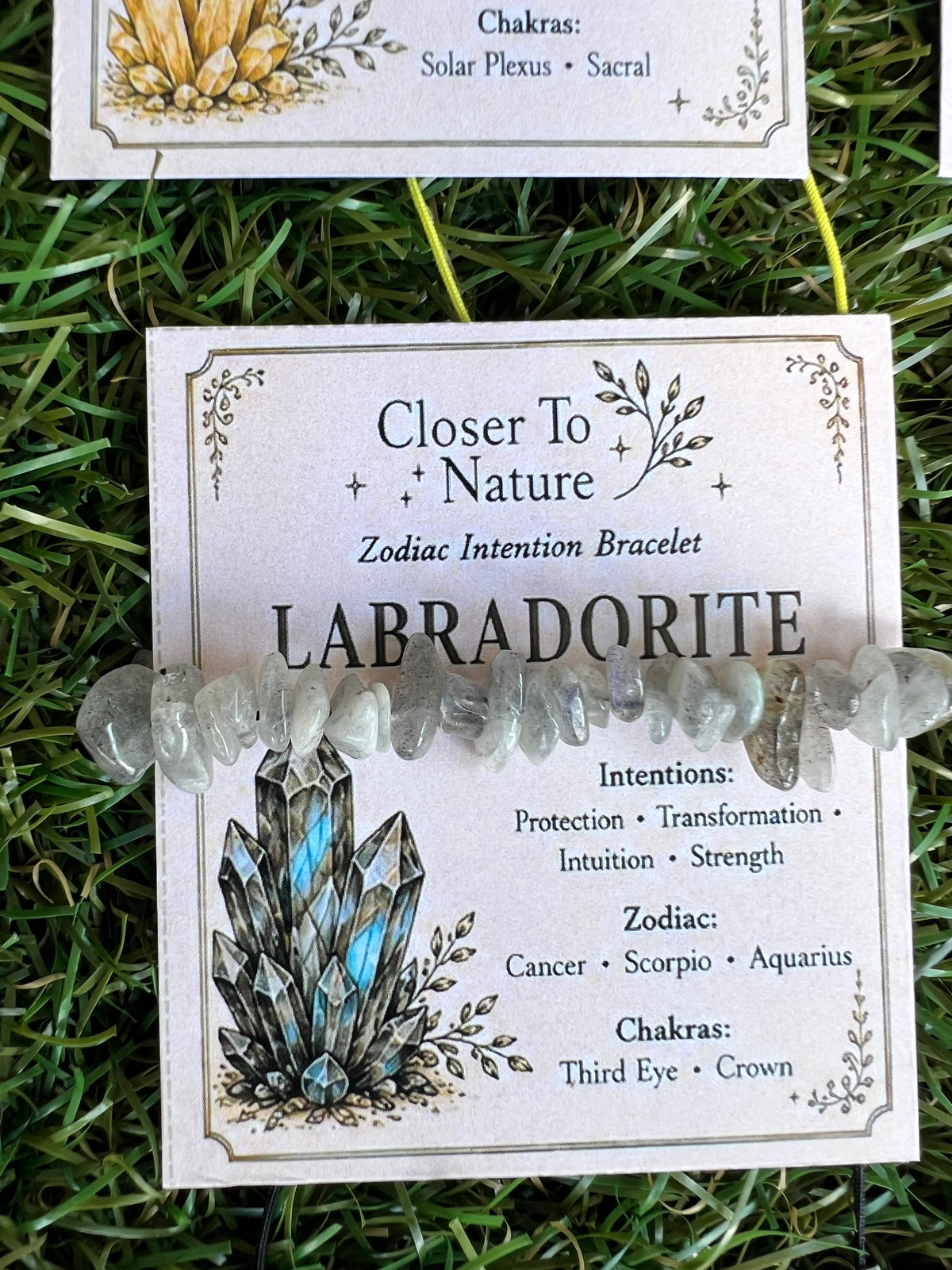 Natural Labradorite Zodiac Bracelet – Protection, Transformation & Intuition | Cancer, Scorpio & Aquarius