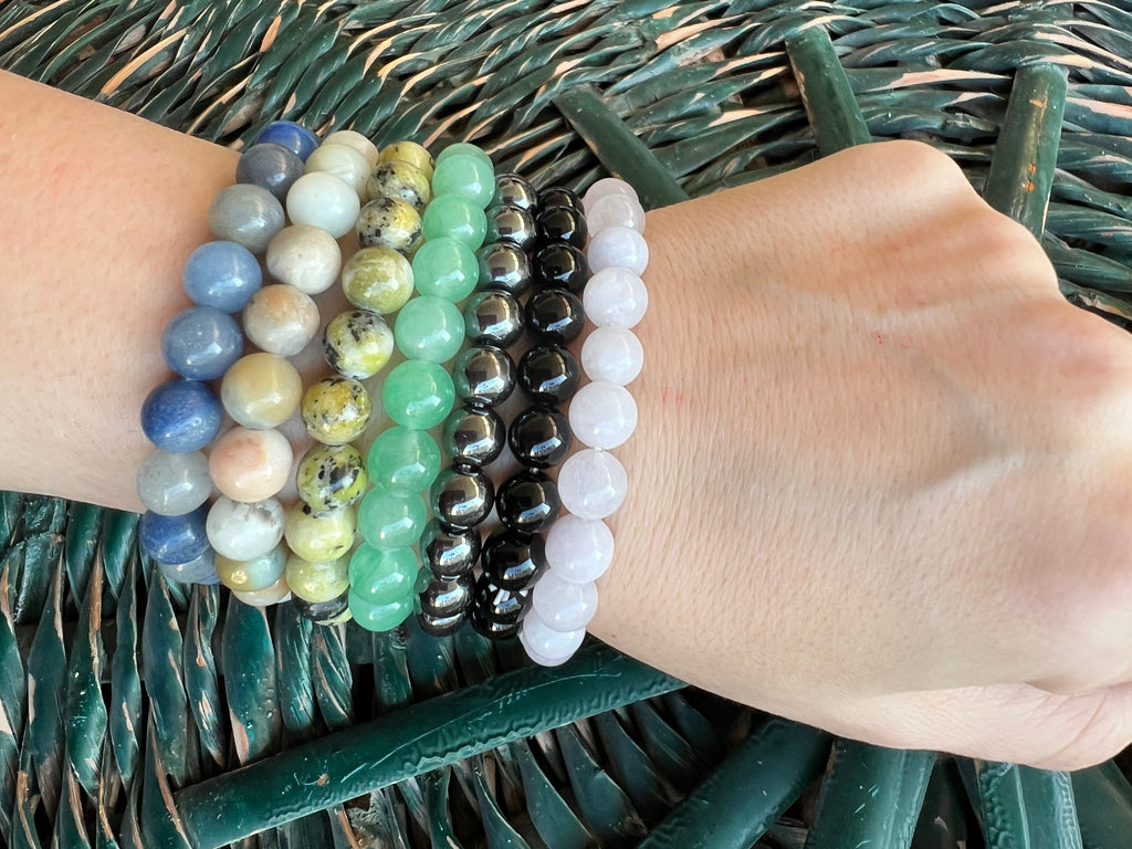 Natural Green Aventurine 8mm Beaded Bracelet | Luck, Prosperity & Opportunity Crystal Bracelet