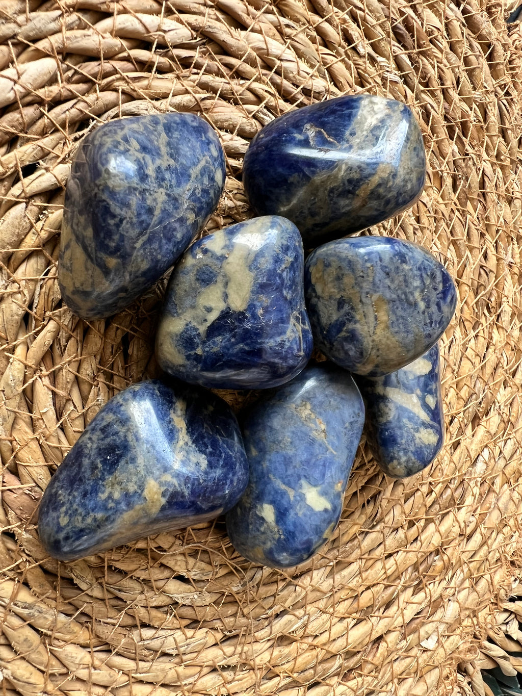 Natural Polished Sodalite Tumble