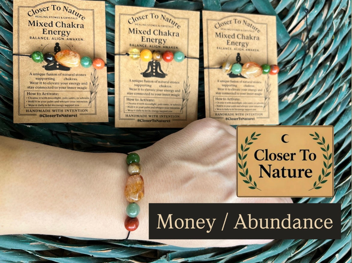 Abundance & Money Intention Bracelet