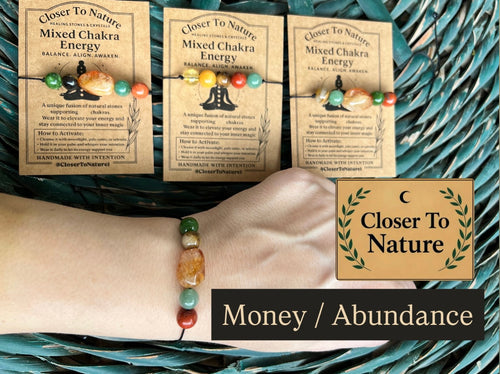 Abundance & Money Intention Bracelet