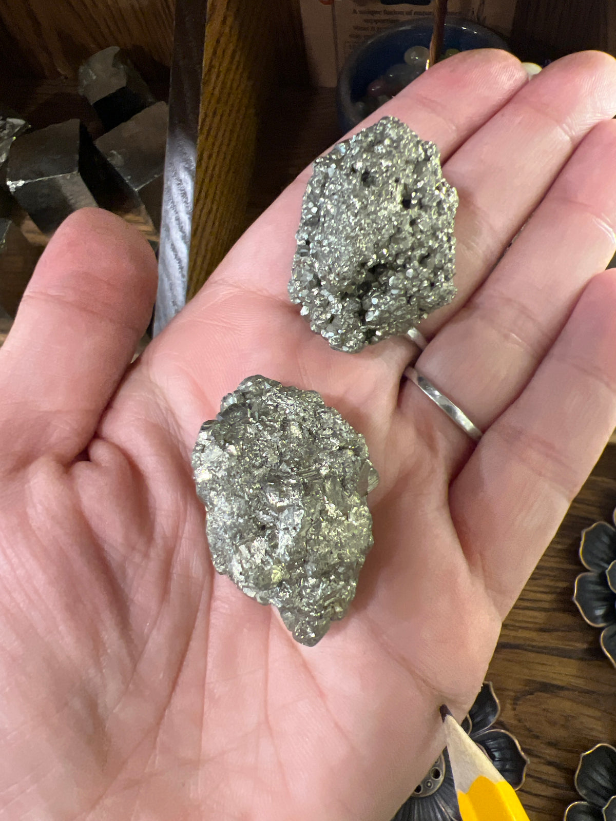 Natural Raw Pyrite Cluster