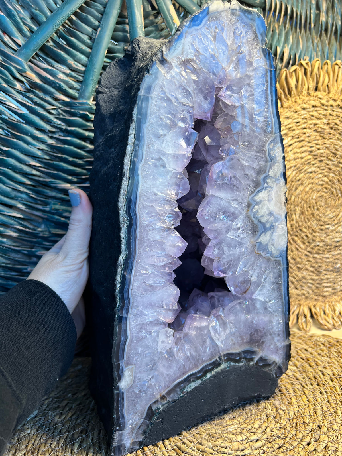 Natural Amethyst Cathedral Geode – Statement Display Crystal | 10.95 kg