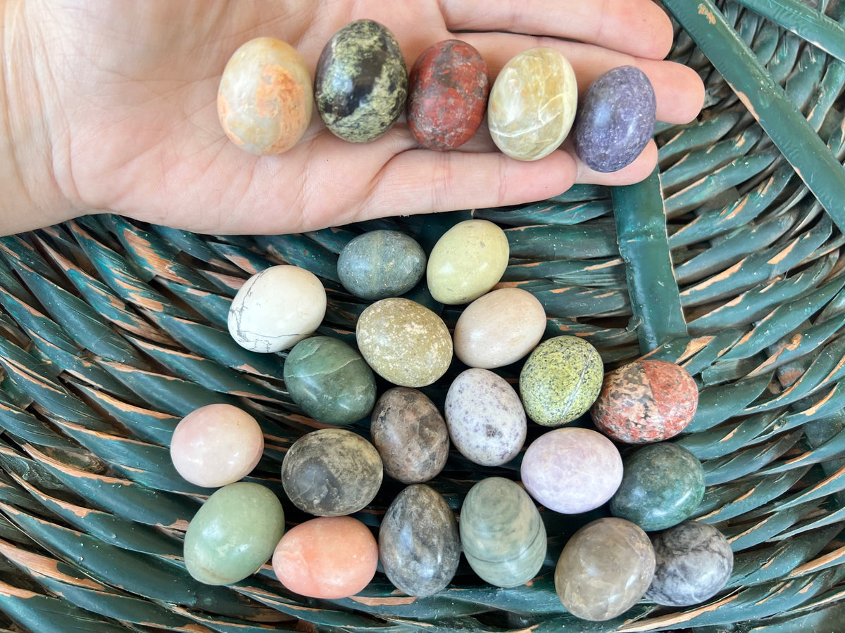 Natural Crystal Egg Collection