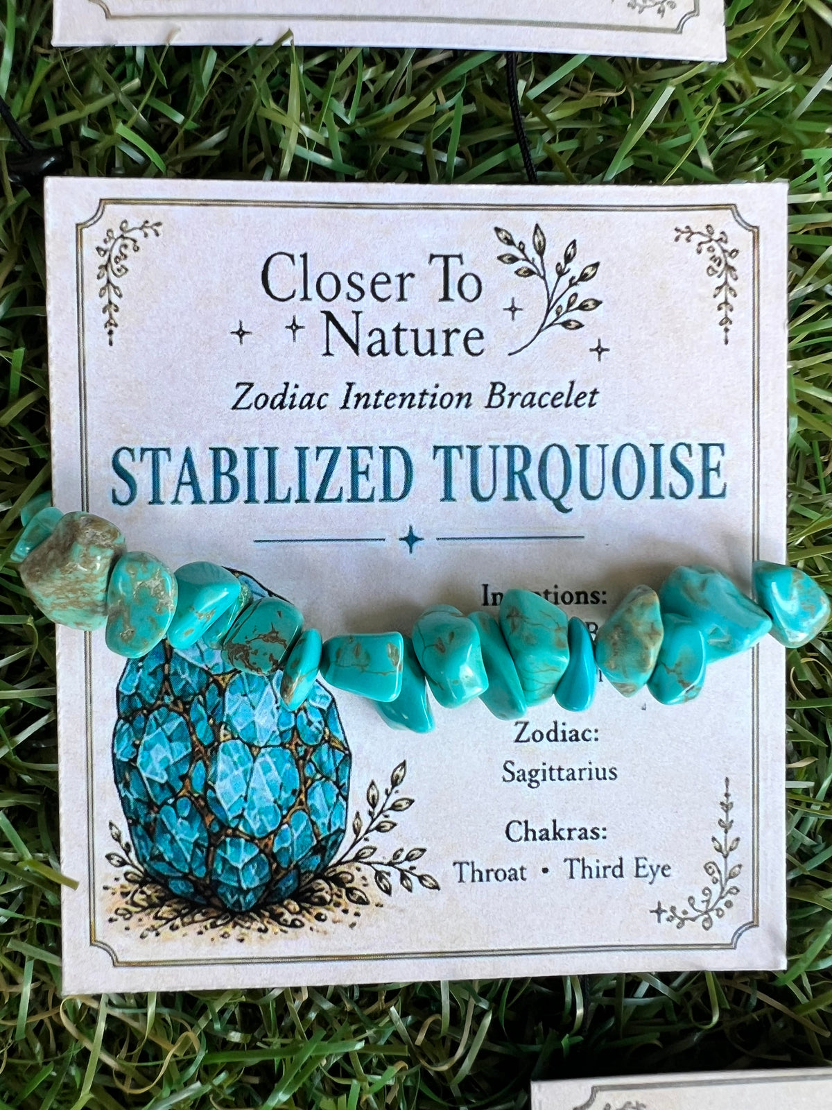 Stabilized Turquoise Zodiac Bracelet – Protection, Balance & Communication | Sagittarius, Pisces & Scorpio