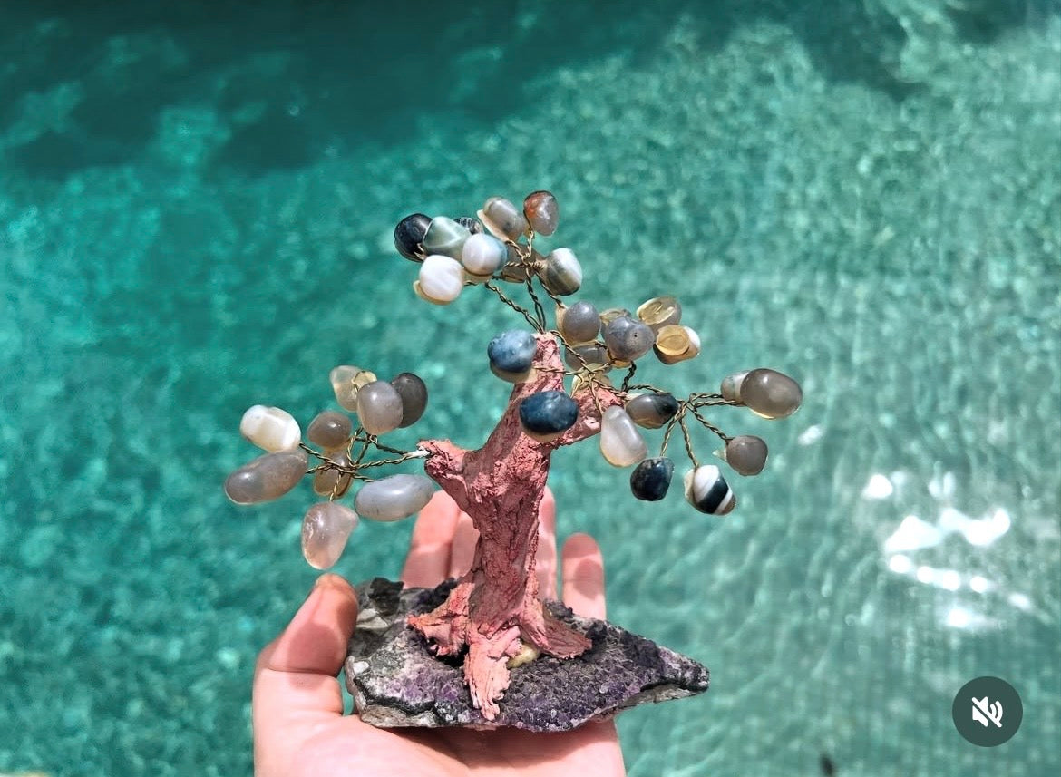 Harmony Mixed Agate Crystal Tree Collection