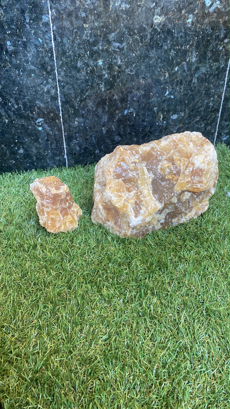 Natural Raw Honey Calcite Standing Display Piece | Confidence & Abundance - Special Price - 3.955 Kg & 429 g
