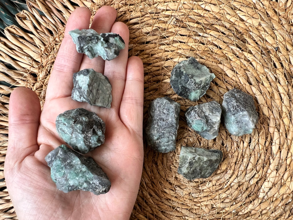 Natural Raw Emerald (Rough Emerald Crystal)