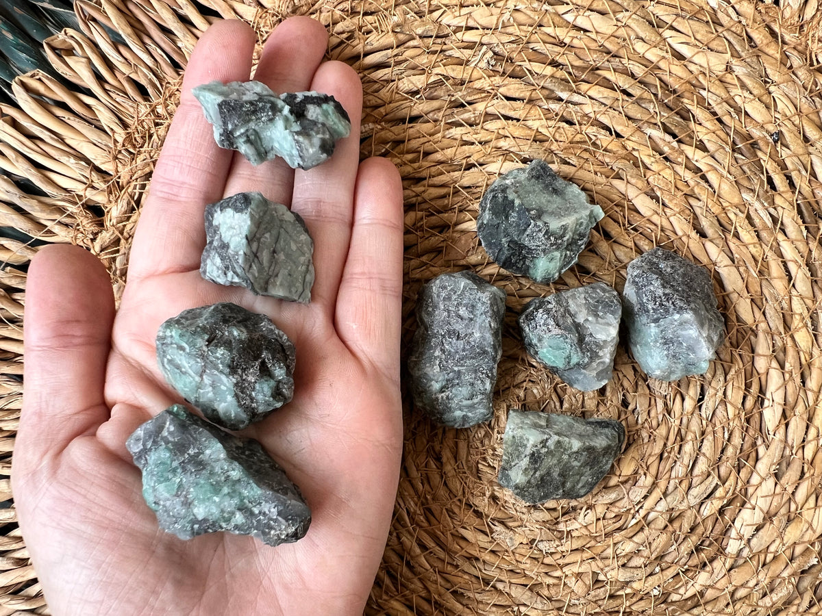 Natural Raw Emerald (Rough Emerald Crystal)