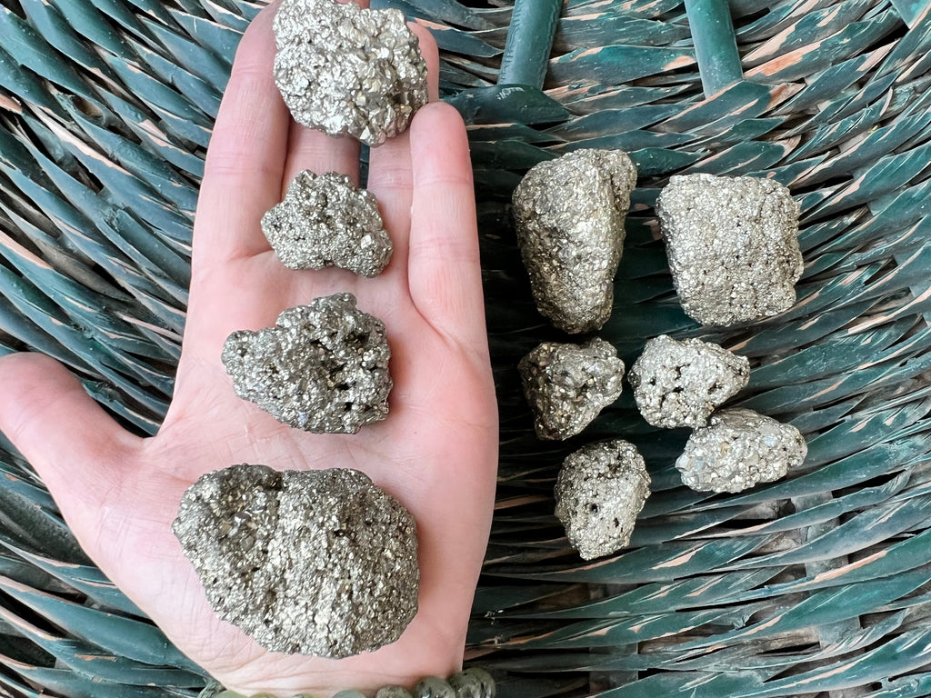 Natural Raw Pyrite Cluster