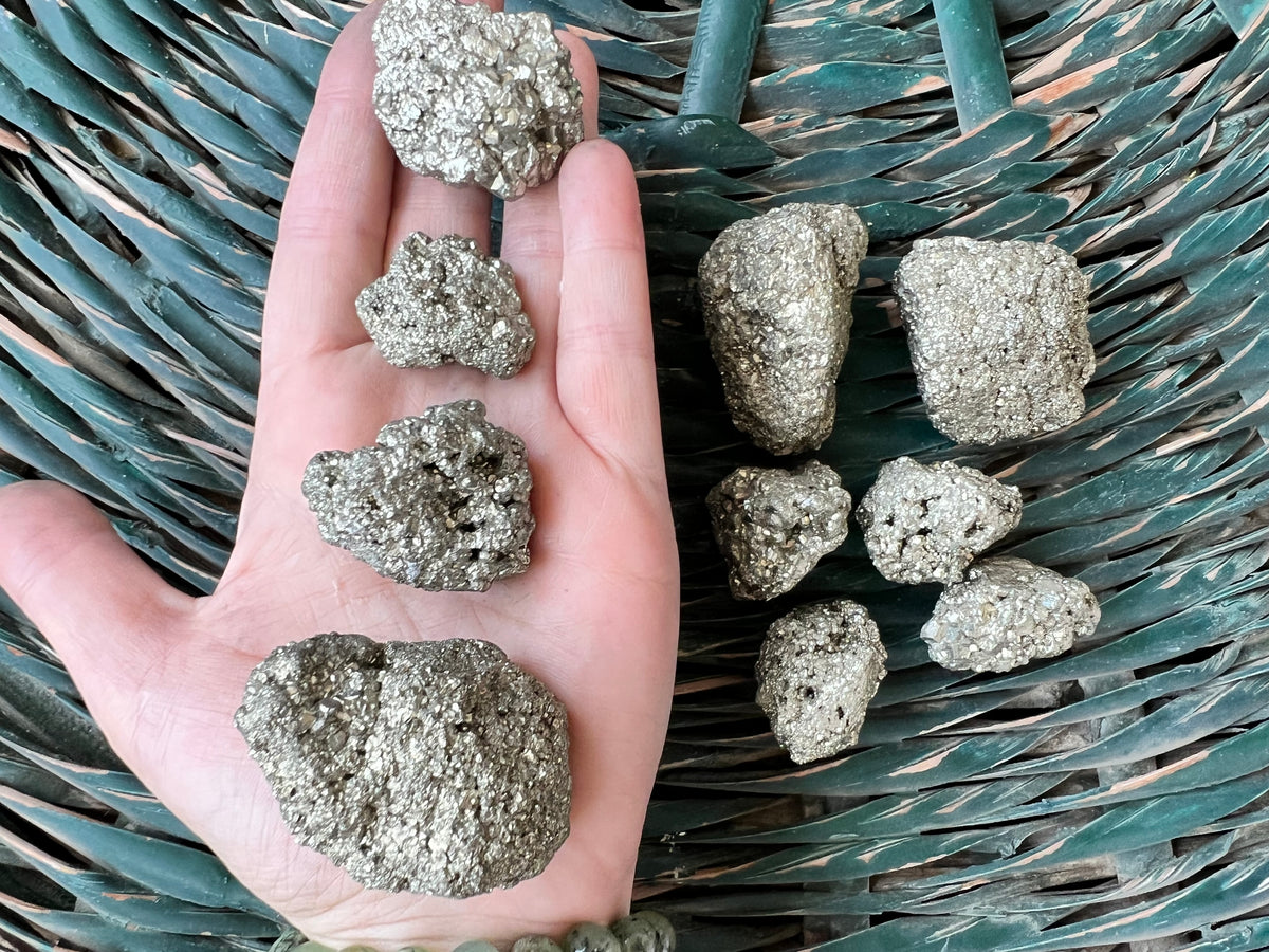 Natural Raw Pyrite Cluster