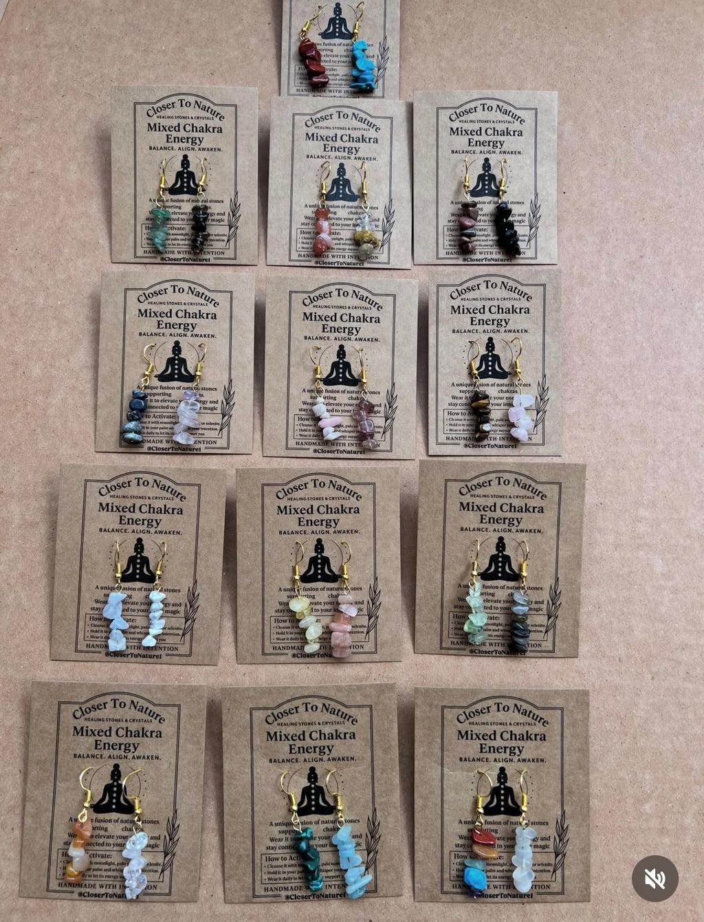 Natural Crystal Chip Earrings Collection