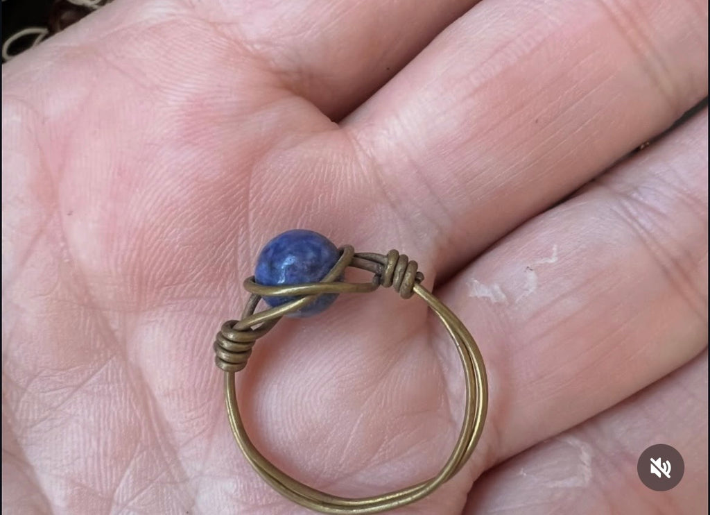 Natural Copper Crystal Rings Collection | Handmade Gemstone Rings