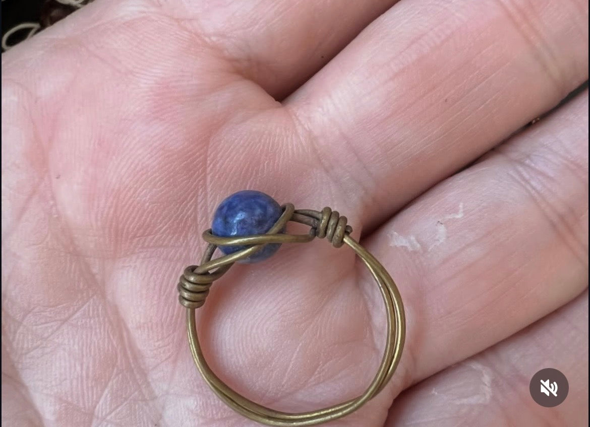 Natural Copper Crystal Rings Collection | Handmade Gemstone Rings