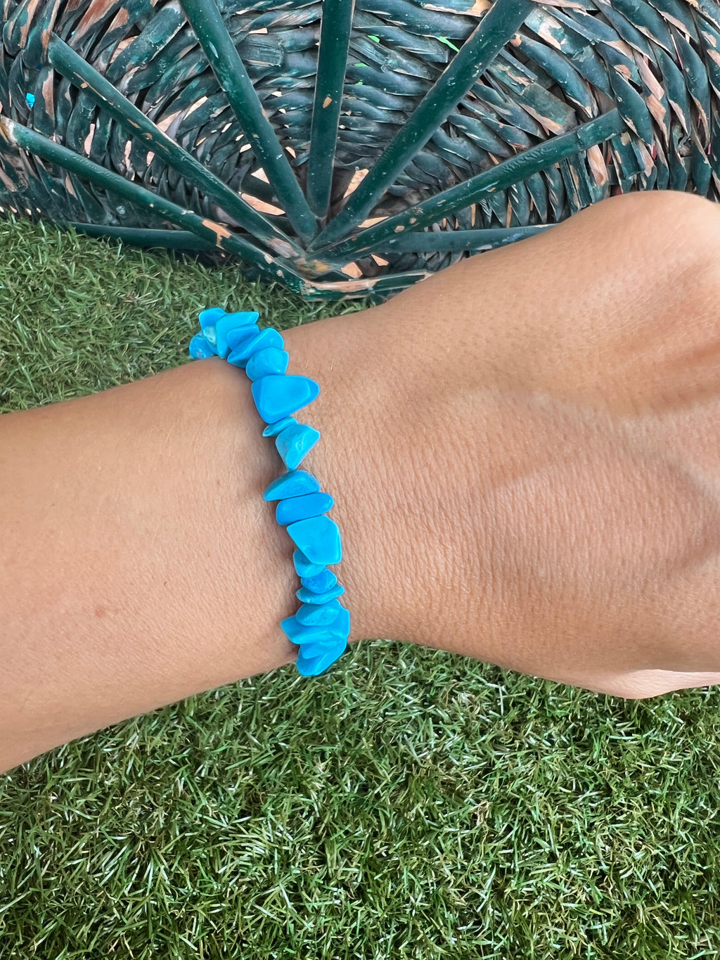 Turquoise Howlite Zodiac Bracelet – Peace, Communication & Calm | Sagittarius, Gemini & Virgo