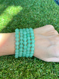 Natural Green Aventurine 8mm Beaded Bracelet | Luck, Prosperity & Opportunity Crystal Bracelet