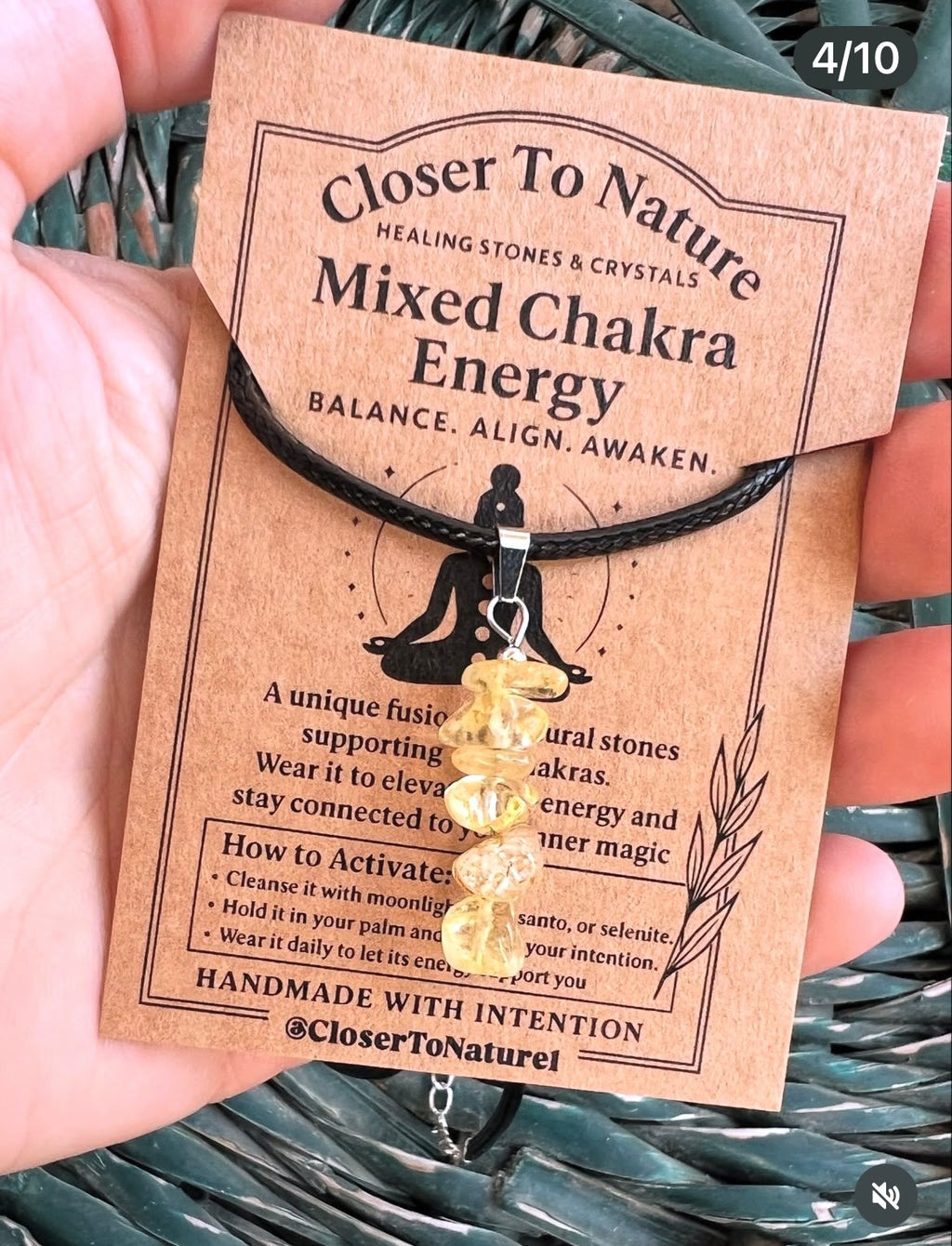 Natural Crystal Chip Necklace – Choose Your Stone