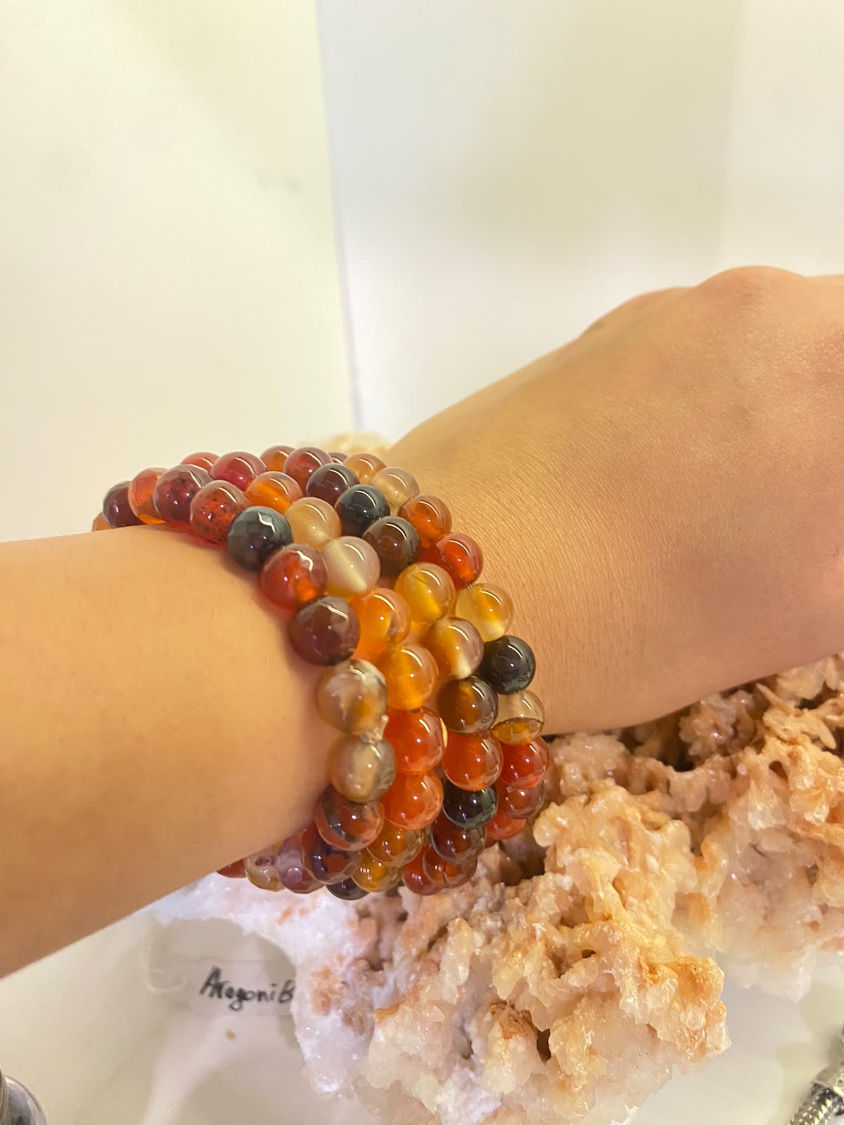 Natural Carnelian Bracelet – Confidence, passion, Motivation & Creativity | 8 mm Beads