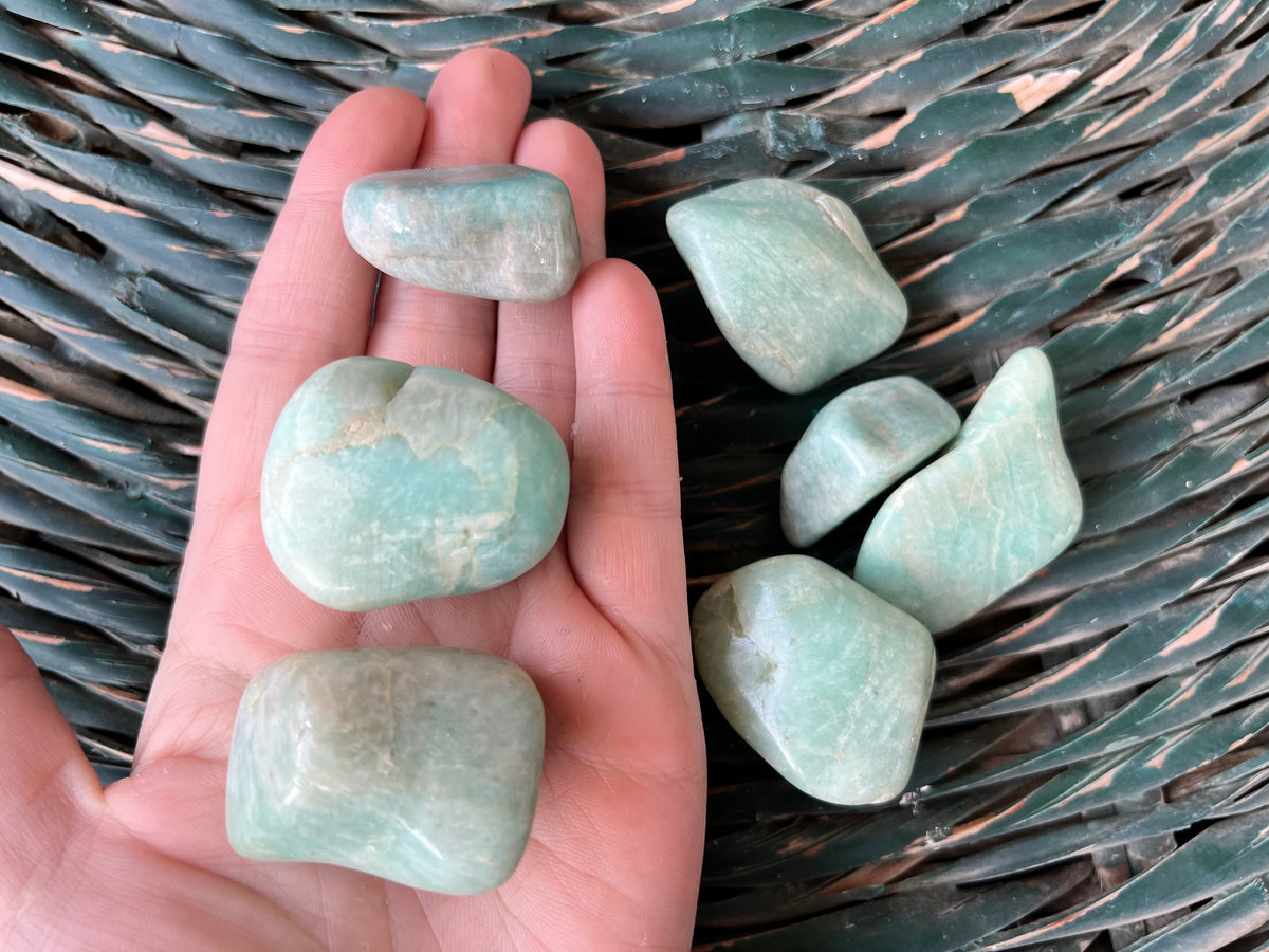 Natural Polished Amazonite Tumbles