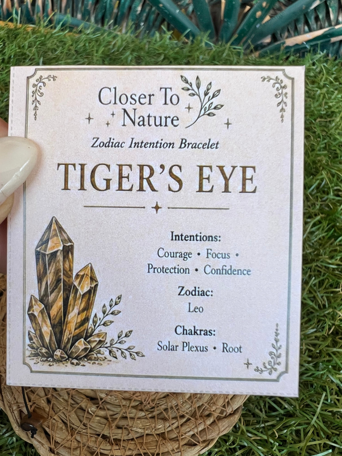 Natural Tiger’s Eye Zodiac Bracelet – Courage, Focus & Confidence | Leo, Capricorn & Gemini