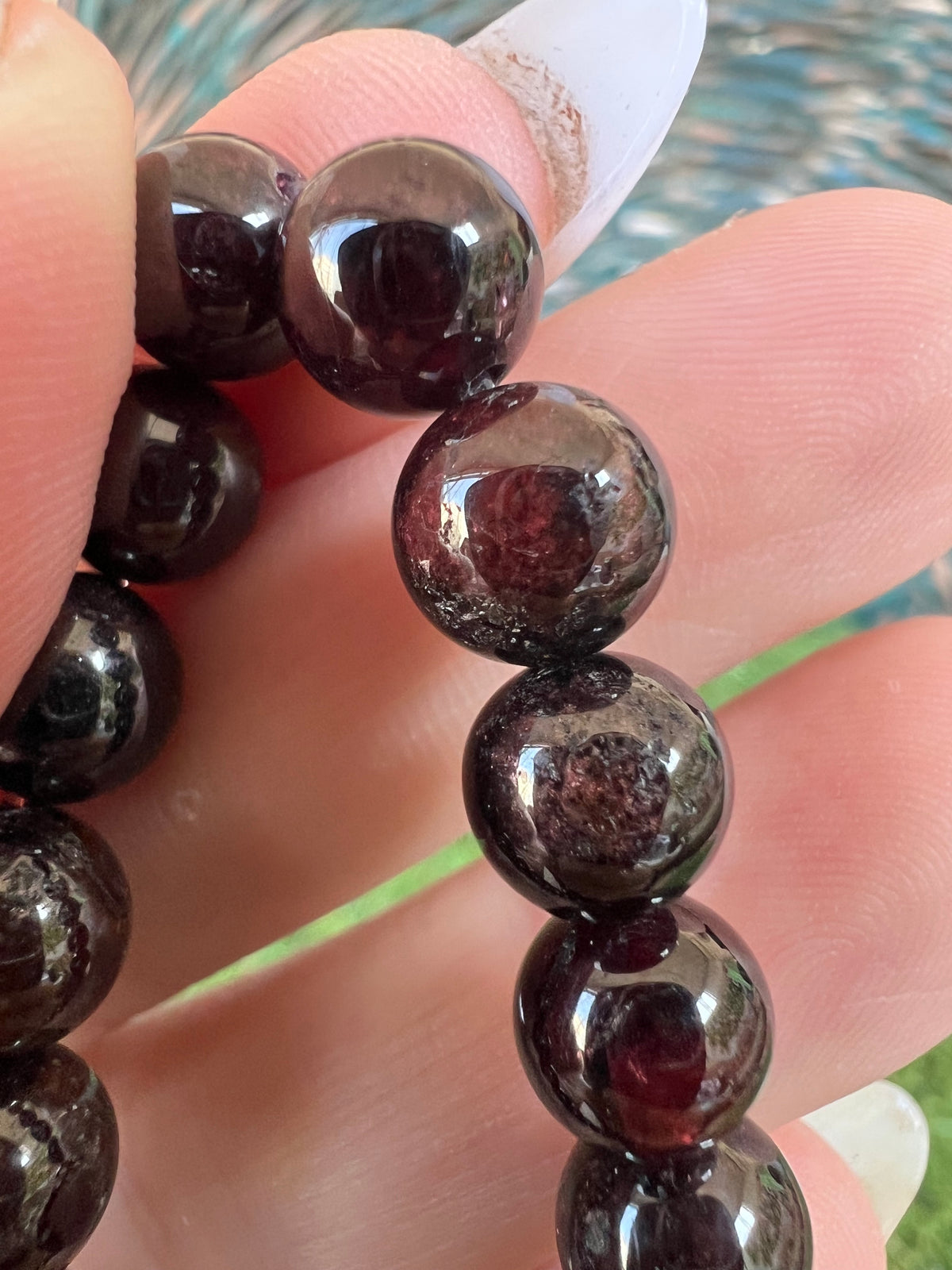 Natural Garnet Bracelet – Passion, Love, Vitality & Confidence | 8 mm