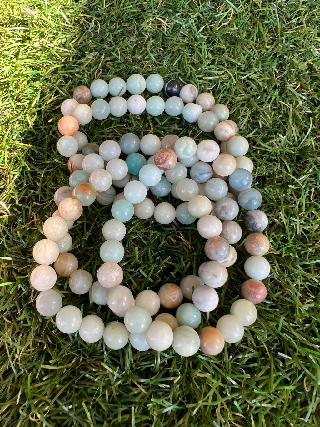 Natural Amazonite 8mm Beaded Bracelet | Communication, Calm & Good Luck Crystal Bracelet