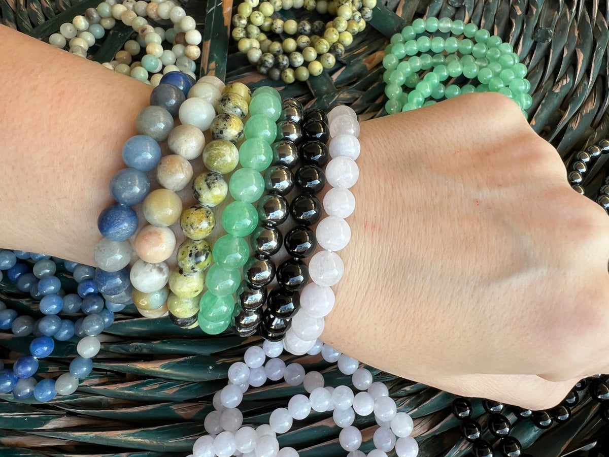 Natural Green Aventurine 8mm Beaded Bracelet | Luck, Prosperity & Opportunity Crystal Bracelet