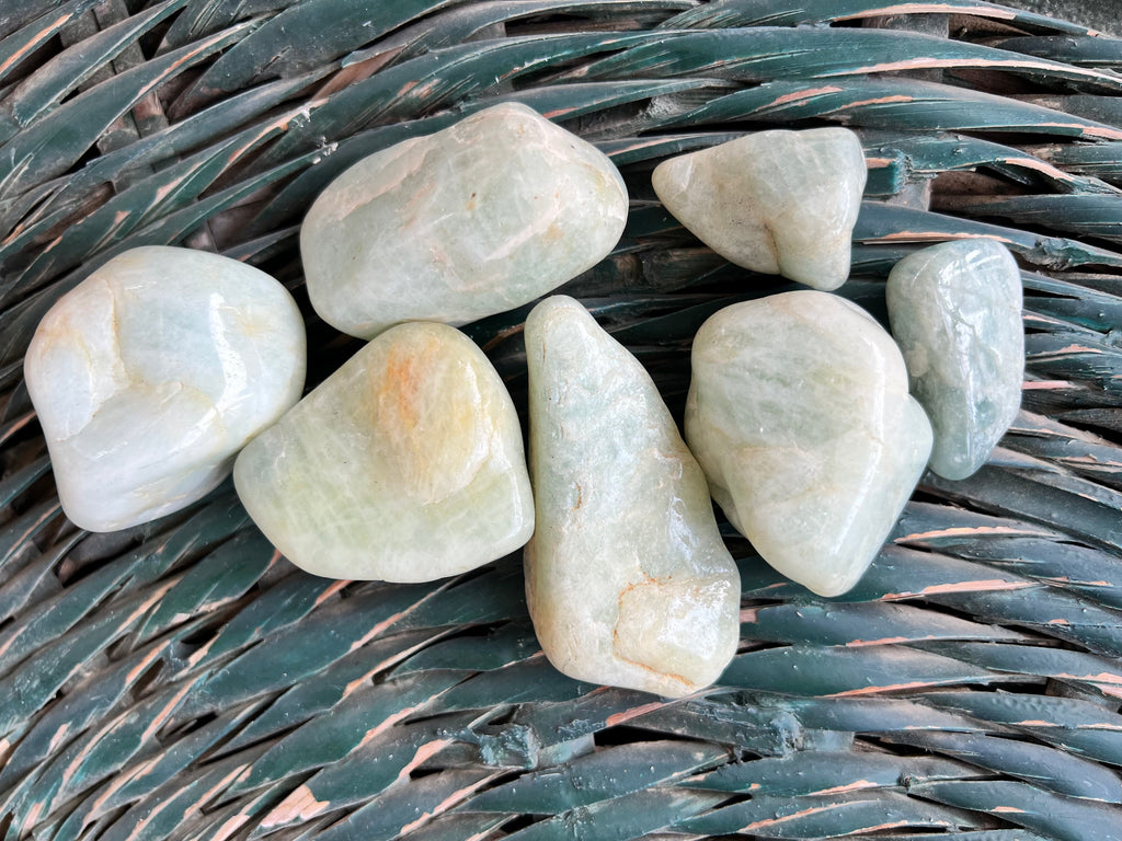 Natural Polished Aquamarine Large Tumble
