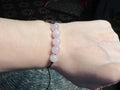 Natural Rose Quartz 8mm Beaded Bracelet | Love, Compassion & Emotional Healing Crystal Bracelet