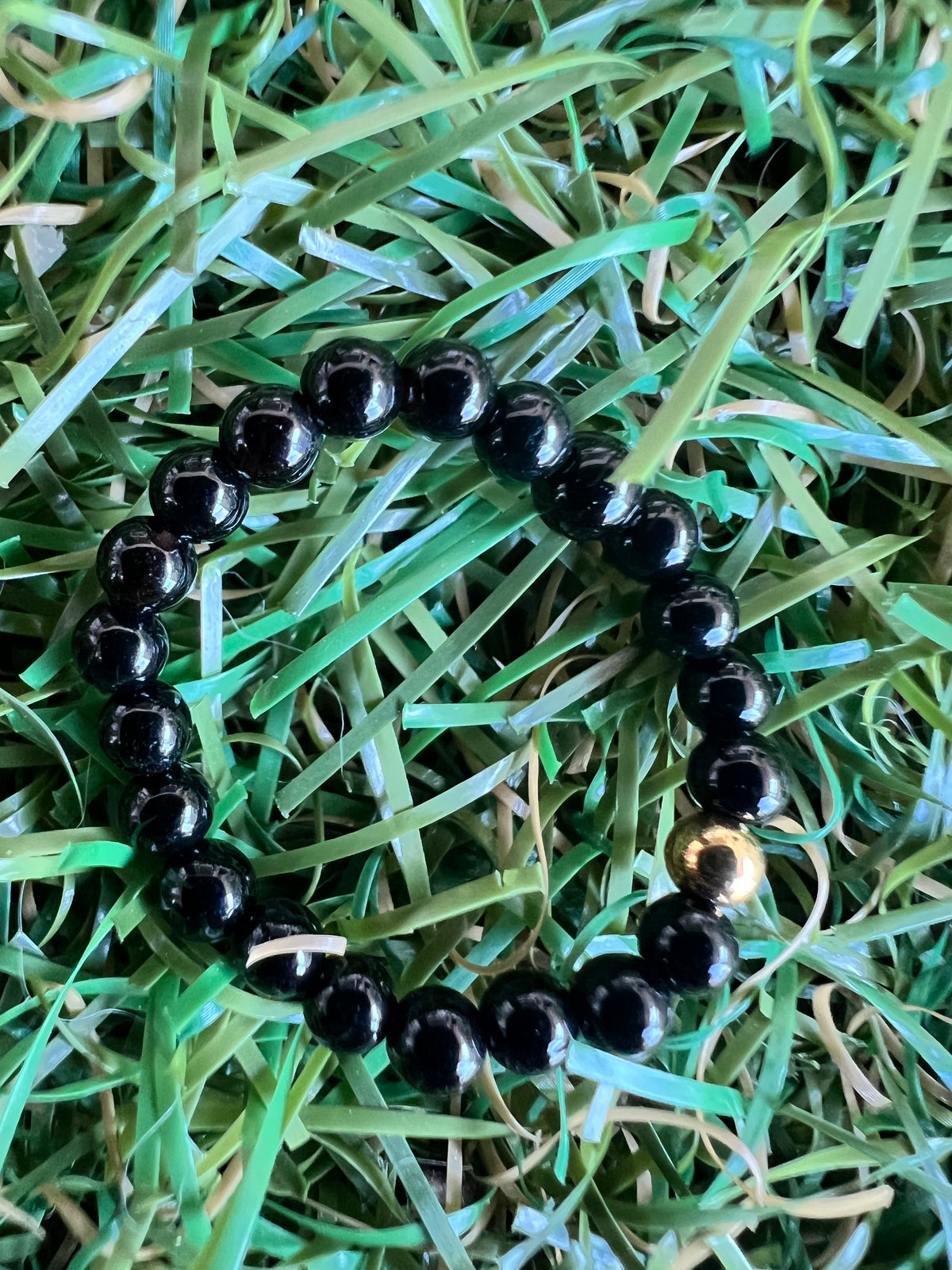 Natural Elastic Gemstone Beaded Ring – Intention & Energy | 3 mm