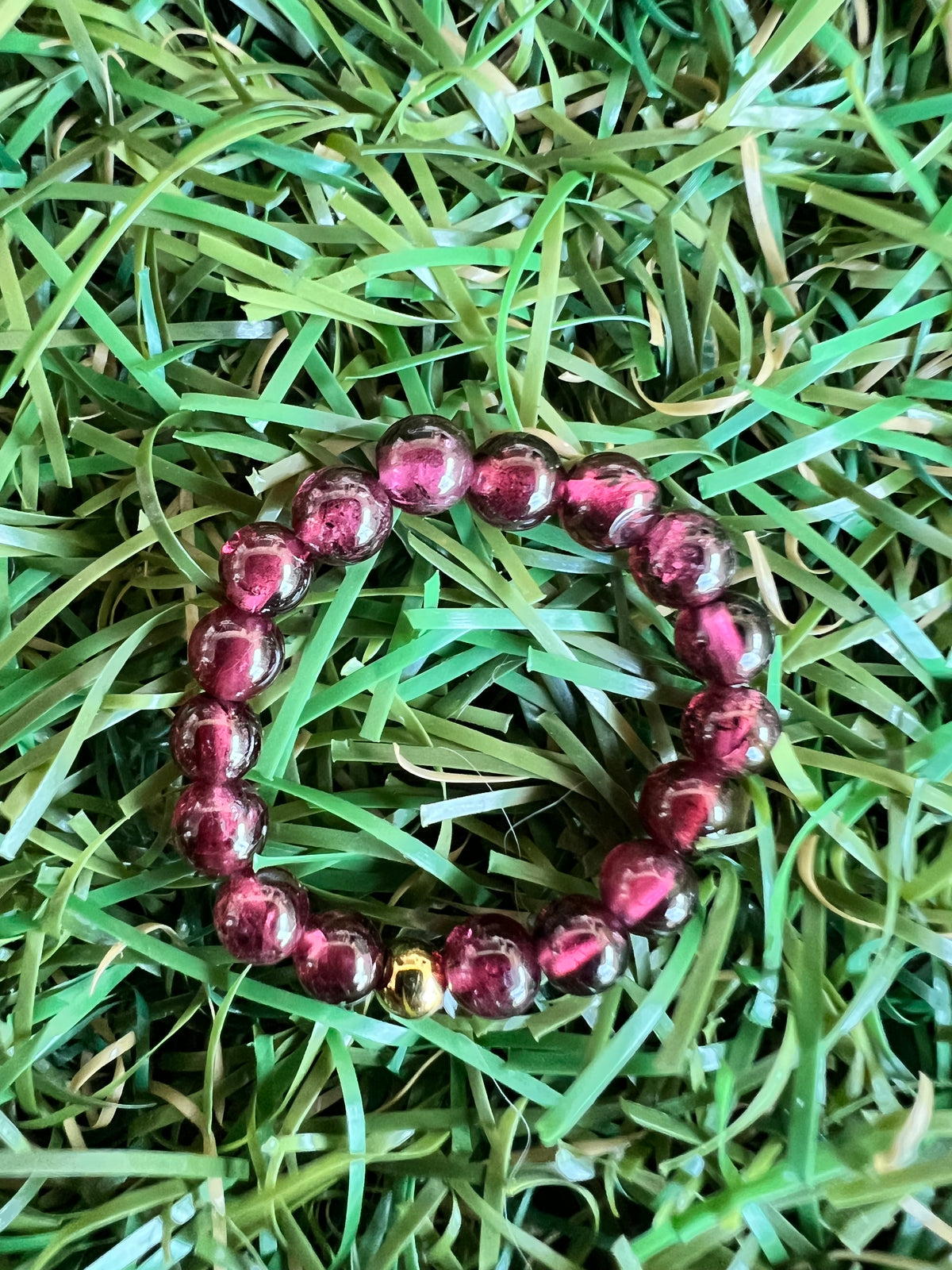 Natural Elastic Gemstone Beaded Ring – Intention & Energy | 3 mm