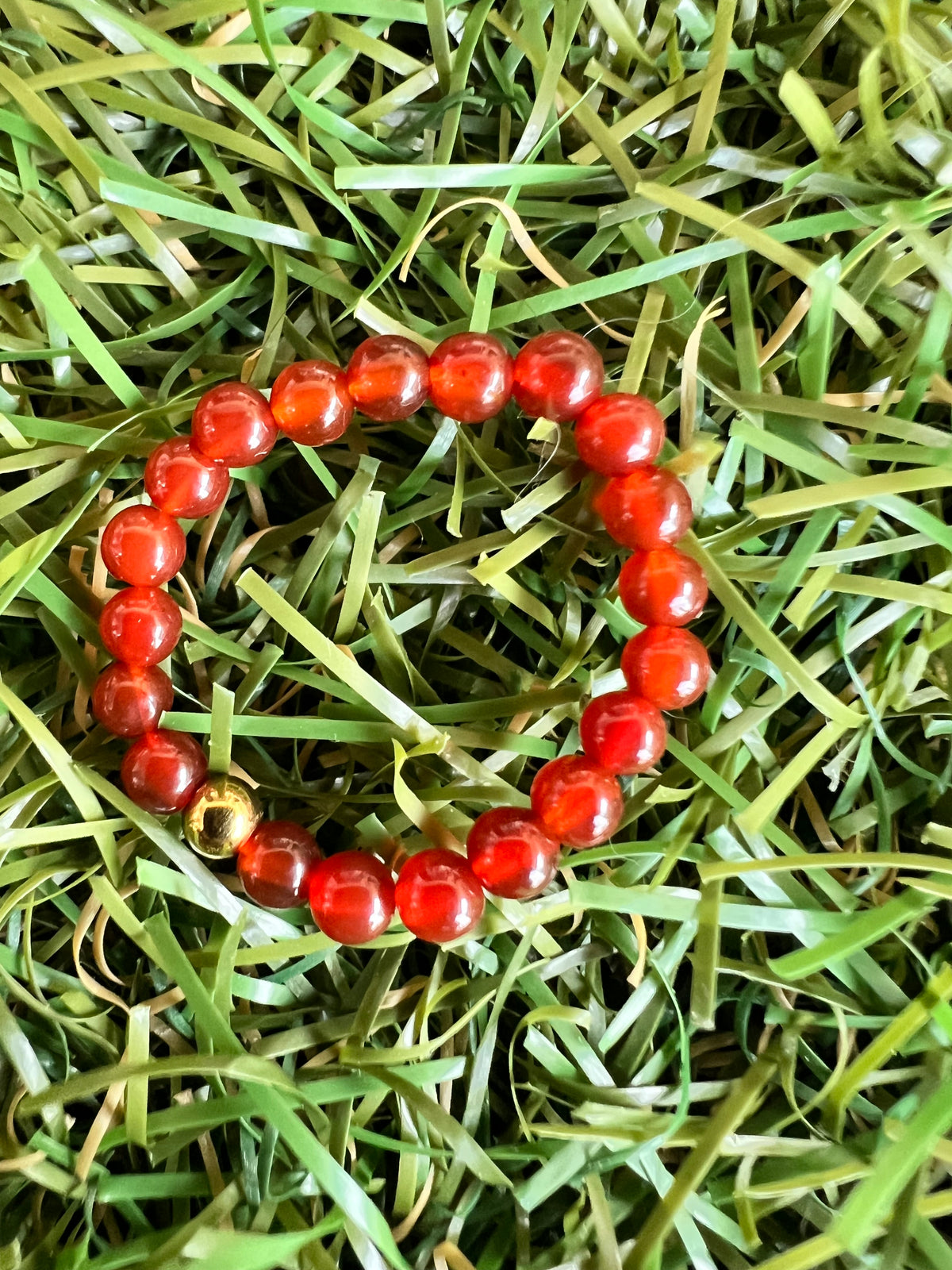 Natural Elastic Gemstone Beaded Ring – Intention & Energy | 3 mm