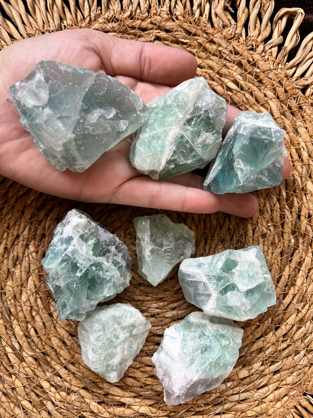 Natural Large Raw Fluorite